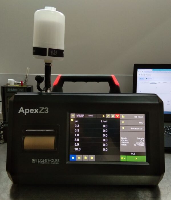contador portatil de particulas Apex Z3
