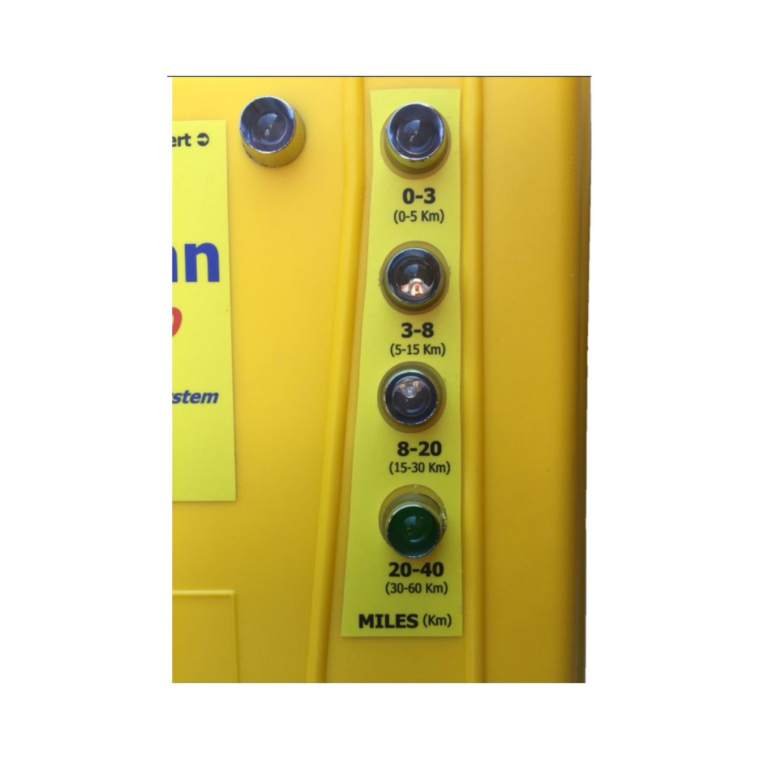 Detector de tormentas SkyScan EWS-PRO-2 | Grado Industrial 3 Detector de tormentas | zamtsu