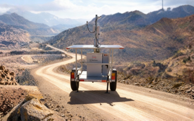 Estaciones de monitoreo autónomas para minería | monitoreo de calidad del aire con AQS1 de Aeroqual