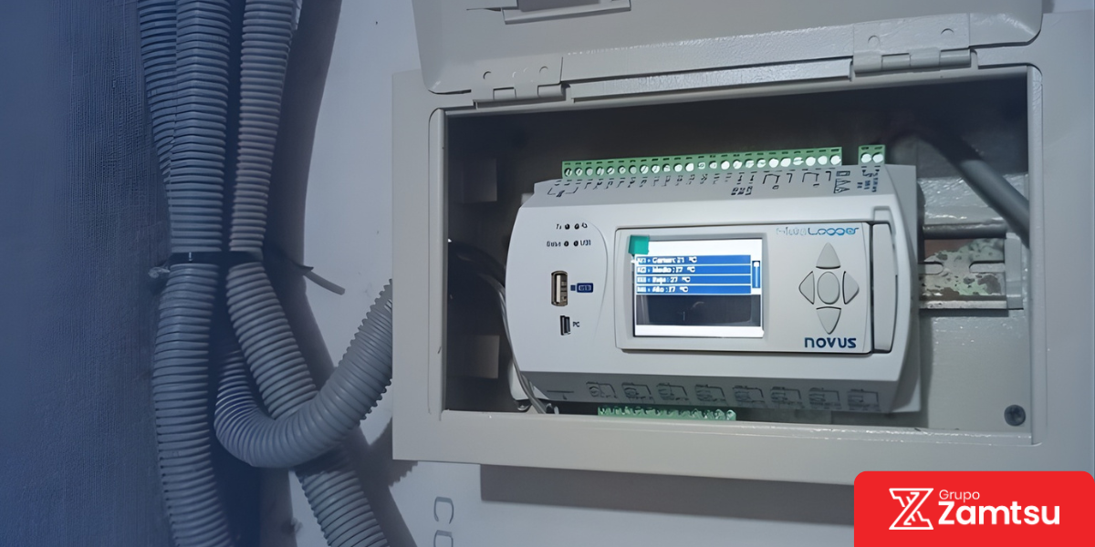 Implementación realizada por Zamtsu de un sistema de monitoreo continuo con FieldLogger para garantizar el cumplimiento ISPM 15 en tratamiento térmico de madera, asegurando trazabilidad, validación técnica y aprobación de SENASA.