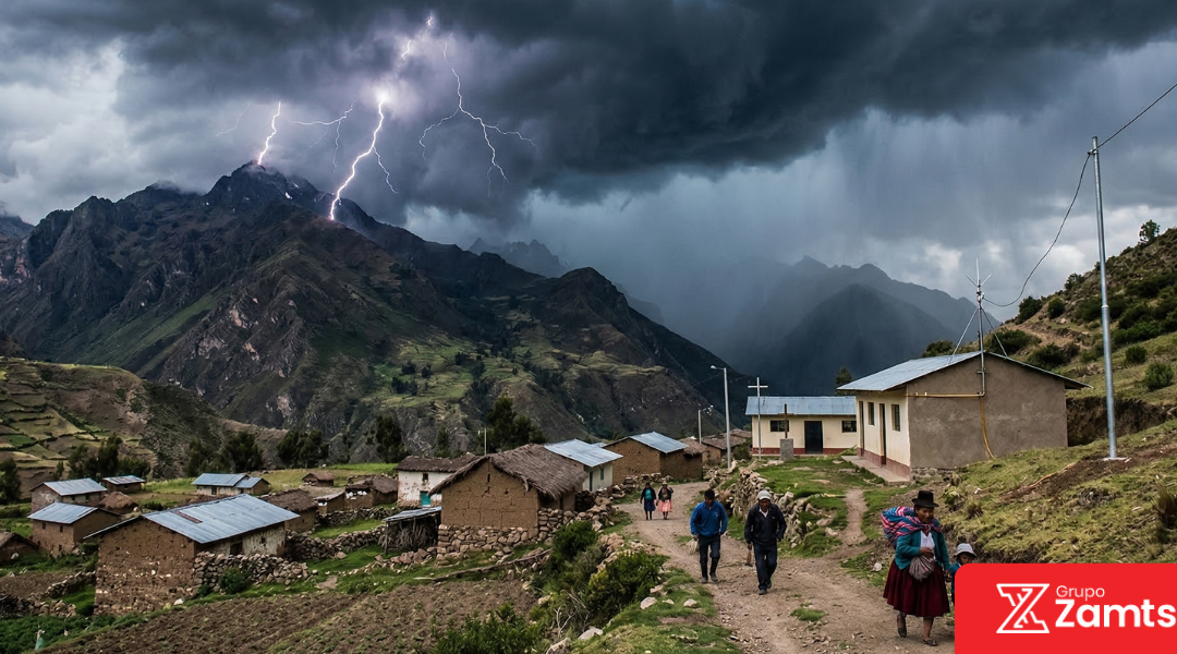 Tormentas eléctricas en los Andes: la urgente necesidad de fortalecer la protección contra tormentas eléctricas en zonas rurales del Perú